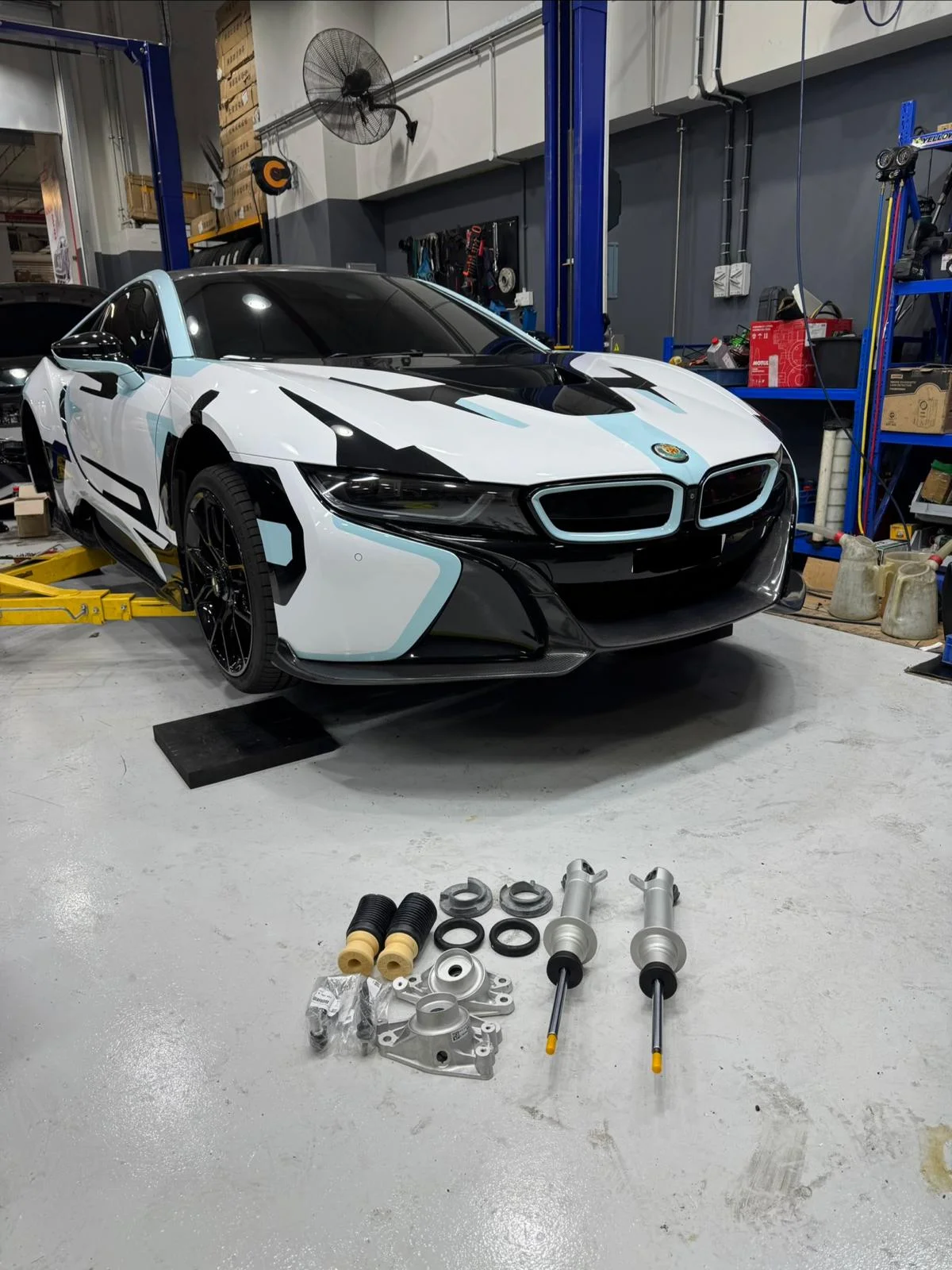 Continental car (BMW i8) serviced at L1 Motorsports