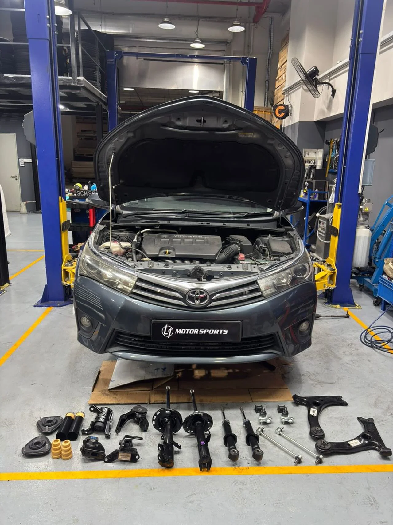 Japanese car (Toyota Corolla Altis) serviced at L1 Motorsports