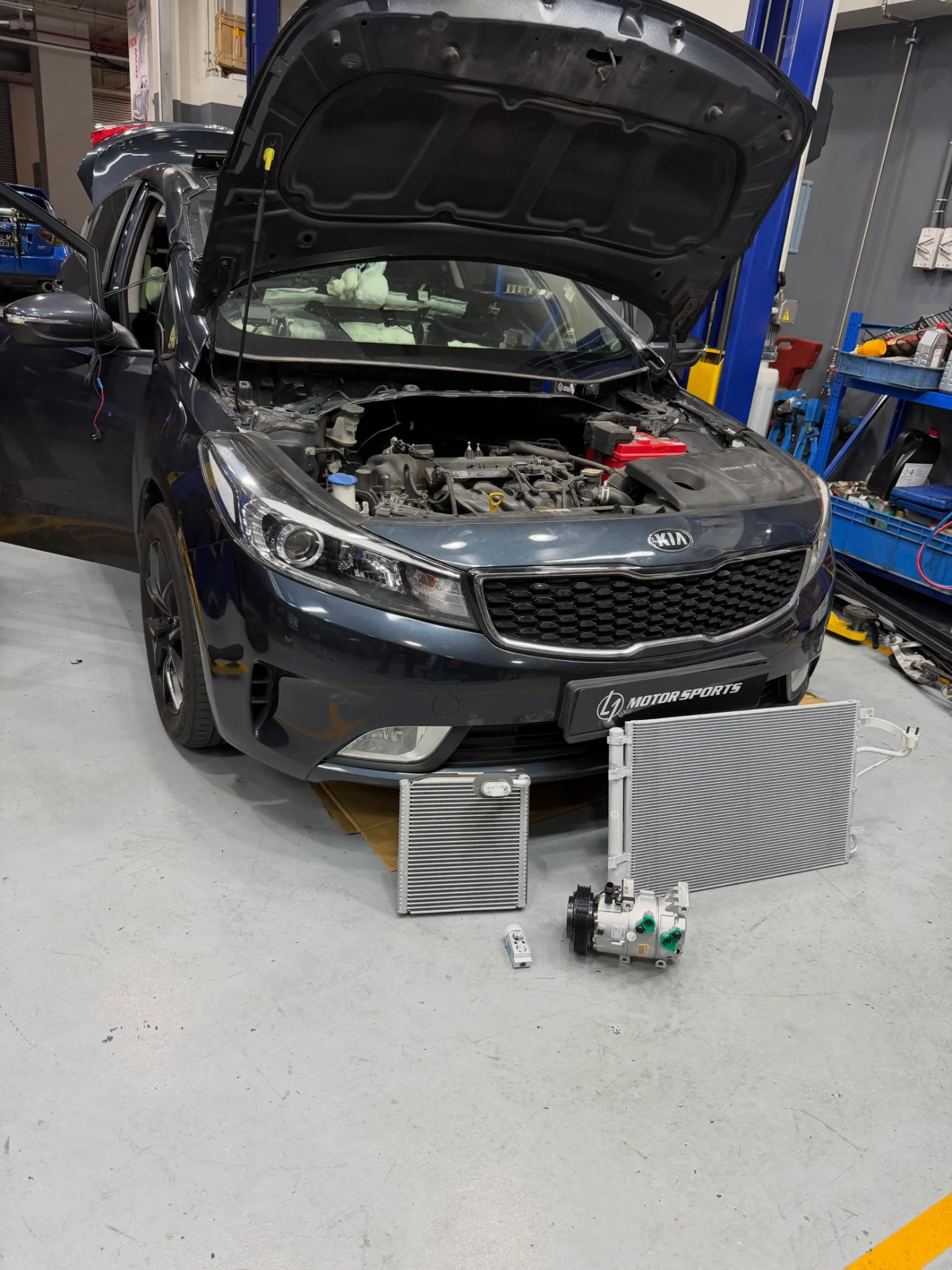 Car aircon system service at L1 Motorsports