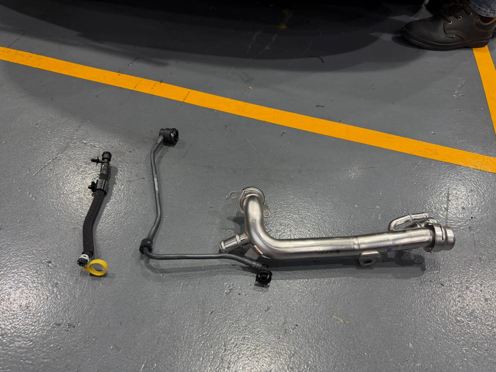 A car in for servicing at L1 Motorsports